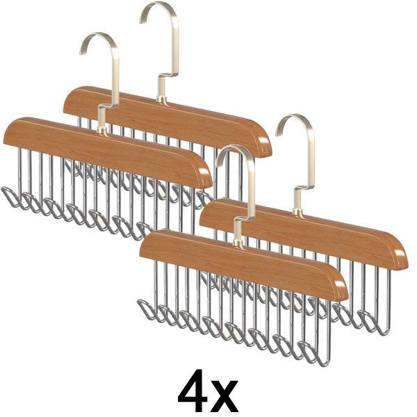 2x Закачалка за Дрехи с 8 куки с Противоплъзгащо Покритие (2 бр.) | OCTAHANGER